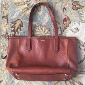 Fossil Sydney shopper brown tote bag